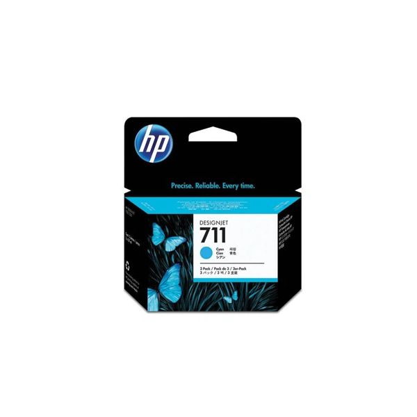 Tinteiro HP Designjet T120/T520 Nº711 Azul Pack3