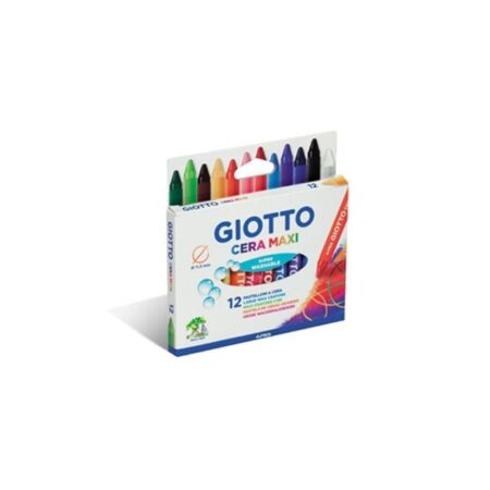 Lápis de Cera Giotto Maxi 12 Cores