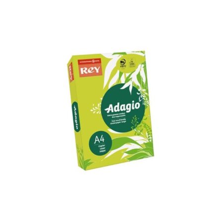 Papel Fotocópia Adagio(cd14) A4 80gr (Verde Fluorescente) 1x500Fls