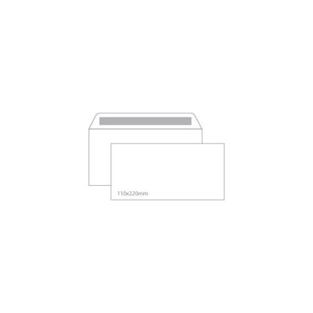 Envelopes 110X220mm s/Janela Pack 10un Autodex (53519)