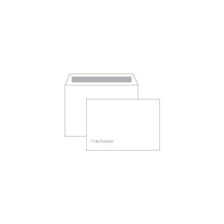 Envelopes 114x162mm CX500Un AUTODEX Branco C6 90gr S/Janela