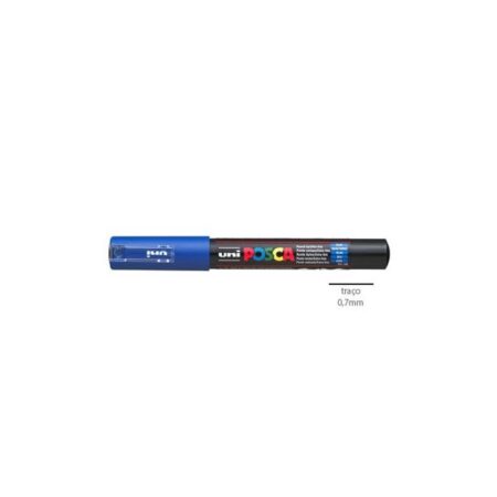 Marcador Uniball Posca PC1M 0,7mm Azul
