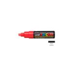 Marcador Uniball Posca PC8K 8,0mm Vermelho Fluorescente