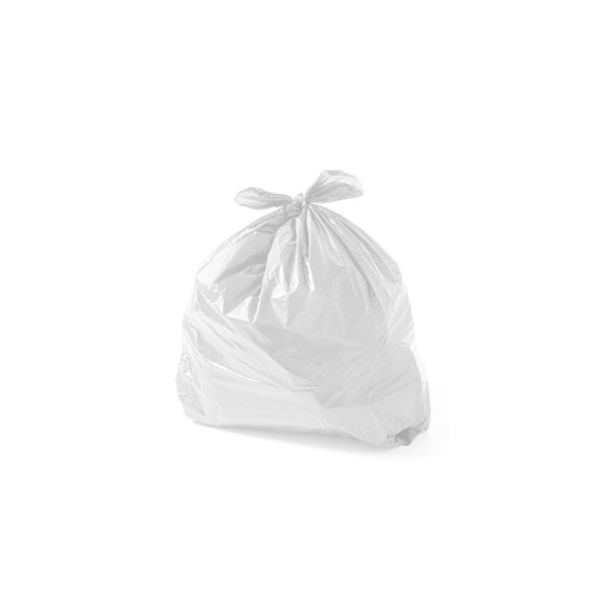 Sacos Lixo Plást. 100Lts Branco 25my (85X105cm) (Pack 10)
