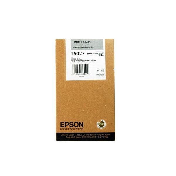 Tinteiro Epson Stylus Pro 7800/7880/9800/9880 110ml Cinzento