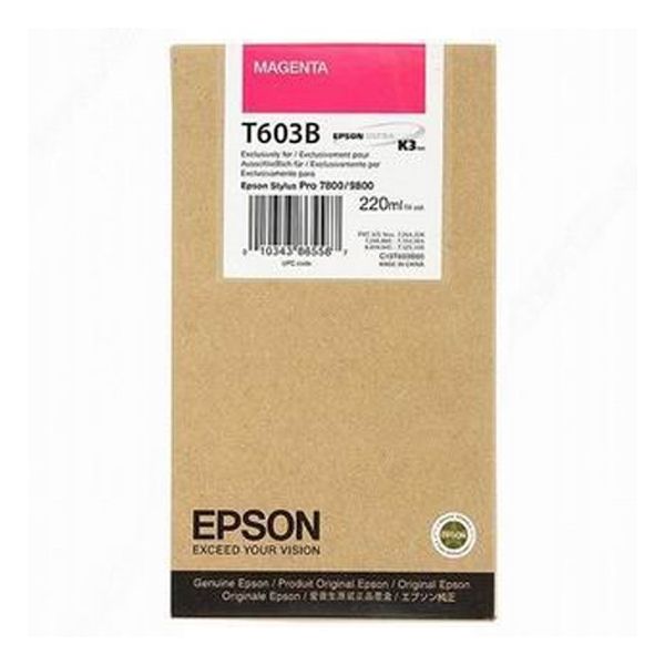 Tinteiro Epson Stylus Pro 7800/9800 220ml Magenta
