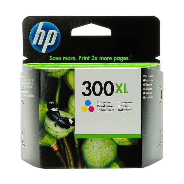 Tinteiro HP 300XL Deskjet F2420/F2492/D2560/2660/5560 3 cores alta capacidade