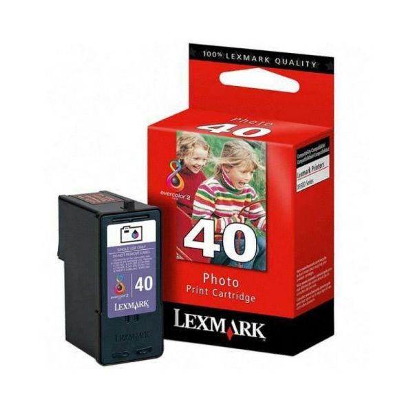 Tinteiro Fotográfico Lexmark X9350 em Blister N°40 Cor