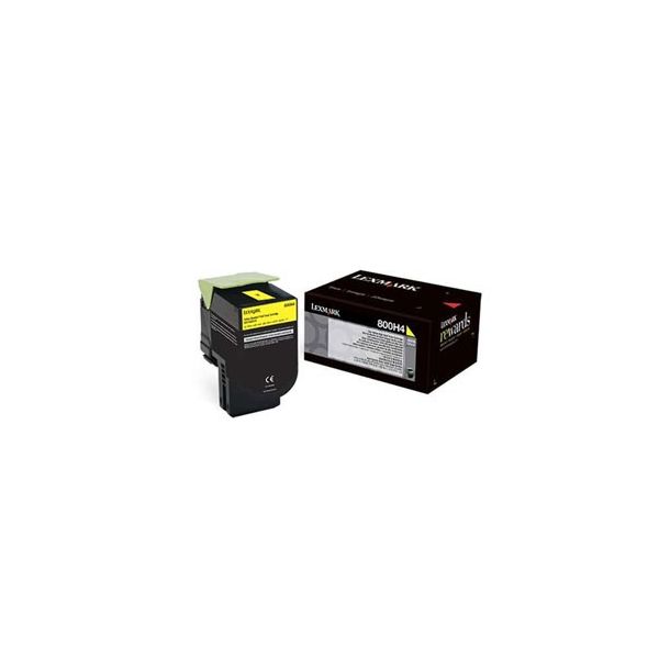 Toner Lexmark CX410E/CX410DE/CX410DTE Elevada Capacidade Amarelo