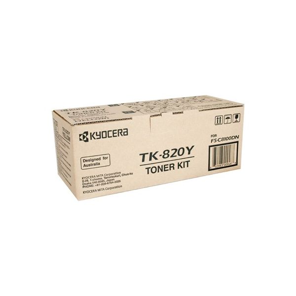 Toner LD FS-8100DN TK820Y Amarelo