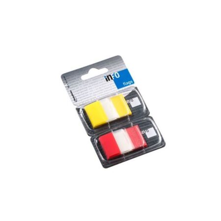 Separador Tape Flags 1 Polegada x2 ( Amarelo , Vermelho)