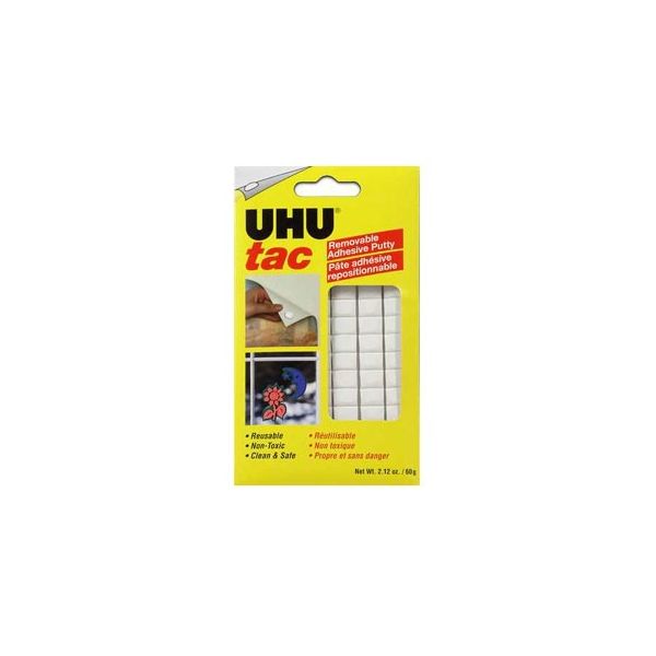 Fixadores UHU Tac Branco (Massa Adesiva para Posters)-1un