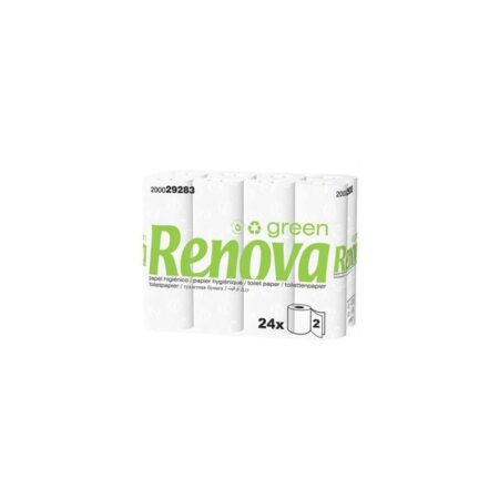 Papel Higiénico RenovaGreen 2Fls 16,5mts (Pack24)