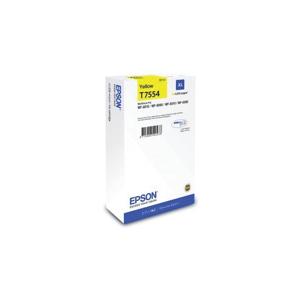 Tinteiro Epson Workforce Pro 8010/8090/8510/8590 Alt.Cap. Amarelo