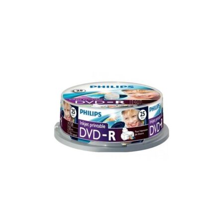 DVD-R Philips 4.7GB 16X Spindle Pack 25 Printable