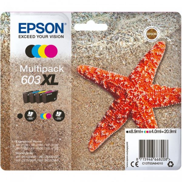 Tinteiro Epson 603XL Multipack 4 Cores
