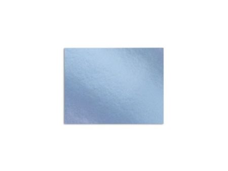 Cartolina 280gr 1 Folha 50x65cm Prata Metalizada