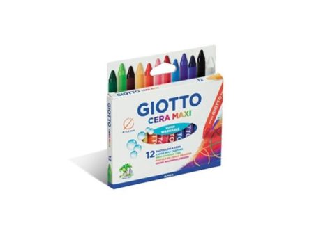 Giotto Lápis de Cera 12 Cores