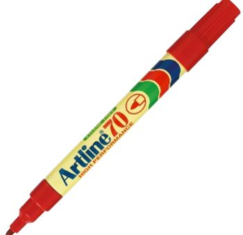 Marcador Grosso 70 Vermelho - 12un Artline