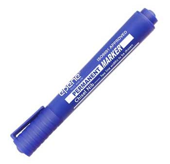 Marcador Perm. Grosso 2,0mm Azul 12un Epene