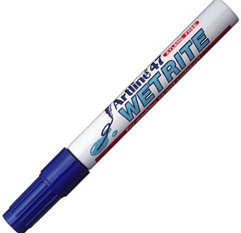 Marcador para Superfícies Molhadas 47 Azul - 1un Artline
