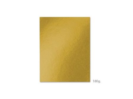 Cartolina 180gr 100 Folhas A4 Amarelo Ouro