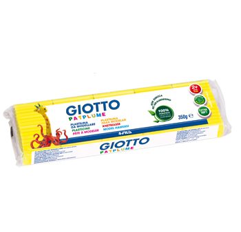 Giotto Plasticina Patplume 350gr Amarelo