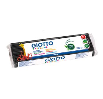 Giotto Plasticina Patplume 350gr Preto