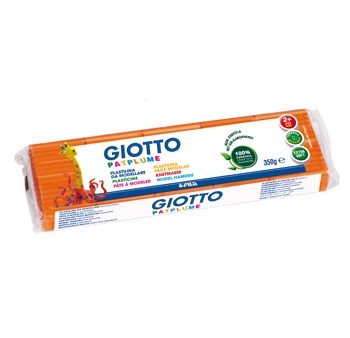 Giotto Plasticina Patplume 350gr Laranja