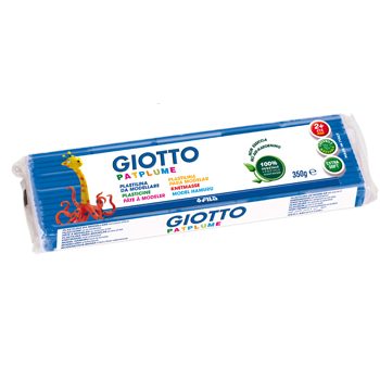 Giotto Plasticina Patplume 350gr Azul Claro