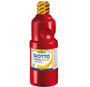 Giotto Guache Liquido Escolar 500ml Vermelho Forte