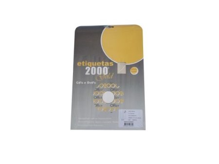 Etiquetas CD/DVD 117m Inkjet Metalizadas 10Fls 20un dNeutral