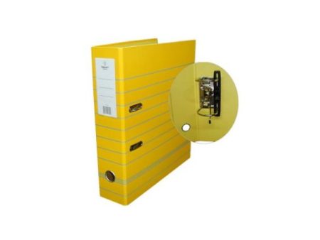 Pasta Arquivo L80 320x280 Riscas/Rado Amarelo com 10un Smartd
