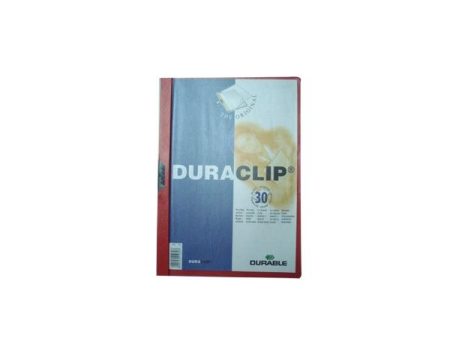 Durable Classificador Clip Lateral Vermelho 2200 1un
