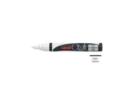 Uni-ball Marcador Resistente 1,8mm Branco PWE5M - 1un