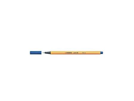 Stabilo Marcador Fino 0,4mm Fineliner Point 88 Azul 88/41 Cx 10un