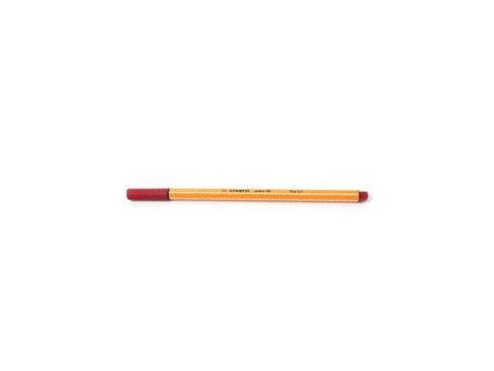 Stabilo Marcador Fino 0,4mm Fineliner Point 88 Vermelho 88/40 Cx 10un