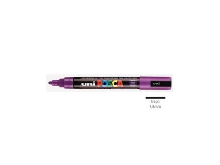 Posca Marcador 1,8mm Violeta Uniball PC5M