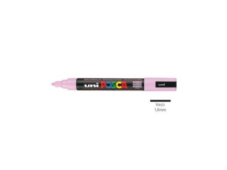 Posca Marcador 1,8mm Rosa Claro Uniball PC5M