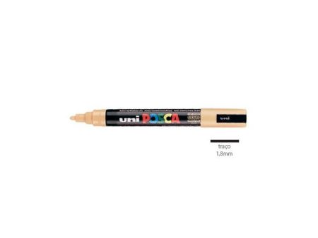 Posca Marcador 1,8mm Laranja Claro Uniball PC5M