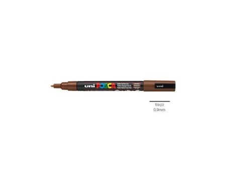 Posca Marcador 0,9mm Castanho Uniball PC3M
