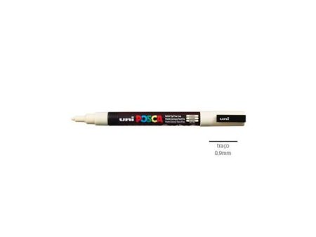 Posca Marcador 0,9mm Marfim Uniball PC3M