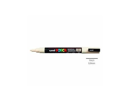 Posca Marcador 0,9mm Bege Uniball PC3M