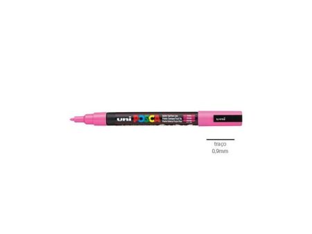 Posca Marcador 0,9mm Rosa Uniball PC3M