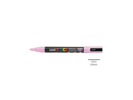 Posca Marcador 0,9mm Rosa Claro Uniball PC3M