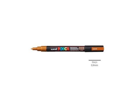 Posca Marcador 0,9mm Bronze Uniball PC3M