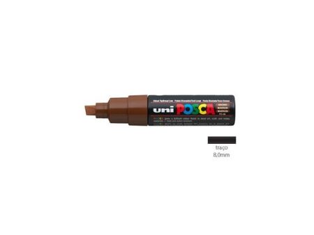 Posca Marcador 8,0mm Castanho Uniball PC8K