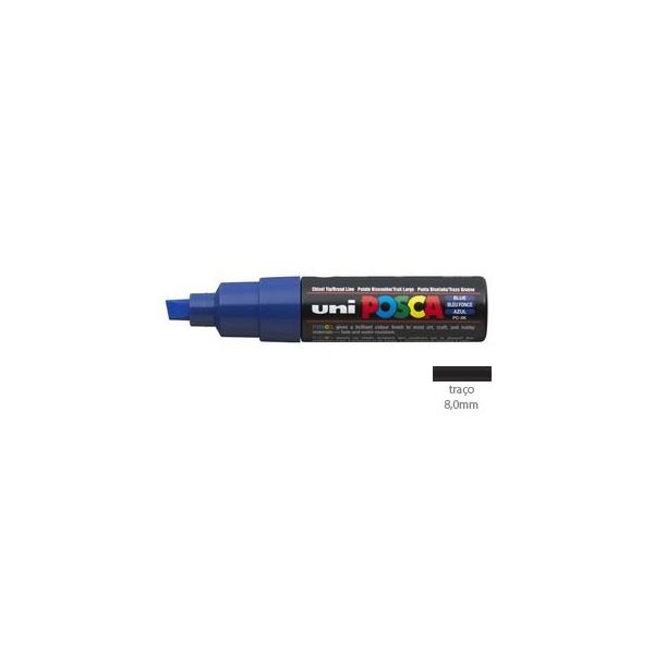 Posca Marcador 8,0mm Azul Uniball PC8K