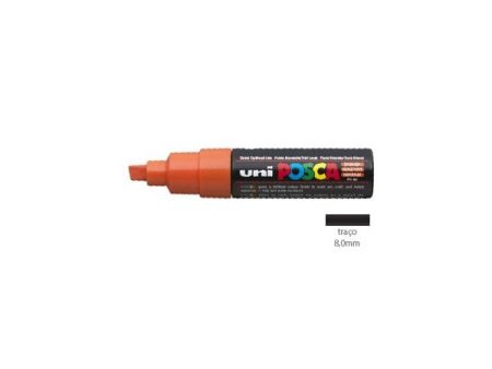 Posca Marcador 8,0mm Laranja Uniball PC8K