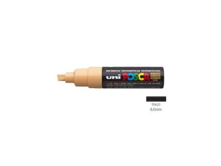 Posca Marcador 8,0mm Laranja Claro Uniball PC8K